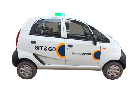 SainikPod Sit & Go, India's First All-Electric Sainik-Managed App-Free Mobility Service Launched
