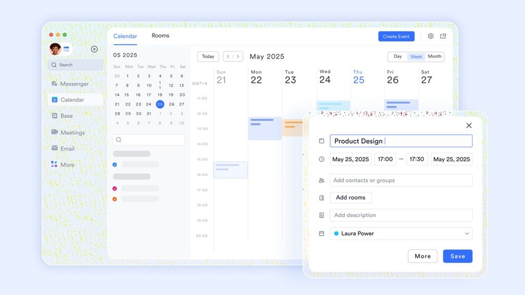 Calendar discipline that makes async work possible with Lark Calendar