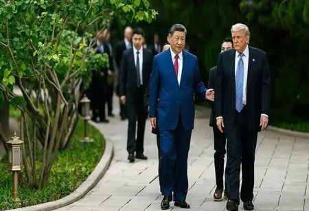 Trump, Xi Seek Stable Ties Amid Rising AI, Trade and Iran Tensions image