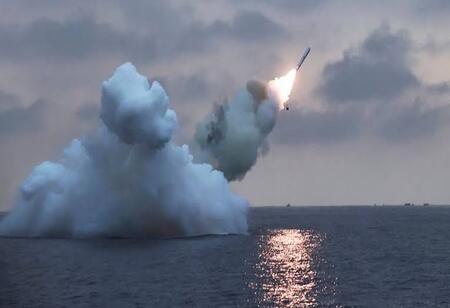 North Korea Tests Submarine Launched Missiles Ahead of Trump-Kim Talks image