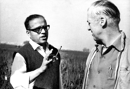  An old photo of Dr M S Swaminathan
