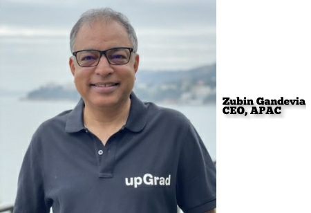 upGrad Signals APAC Growth; Appoints ex-Disney Chief Zubin Gandevia as CEO, APAC upGrad Signals APAC Growth; Appoints ex-Disney Chief Zubin Gandevia as CEO, APAC