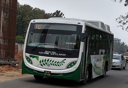 Ashok Leyland Opts for Sustainable Transport - Electric Buses for its Staffs