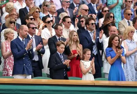 Celebrities Poured into Wimbledon 2025