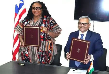 India and Liberia Sign MoU 