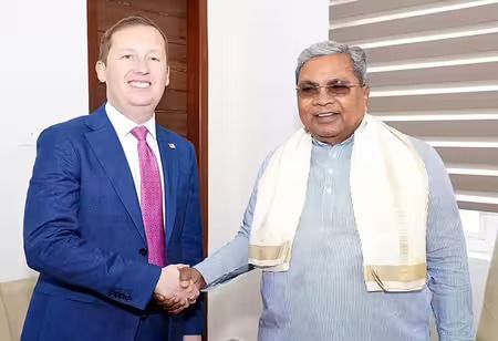 US Ambassador Gor Meets Siddaramaiah