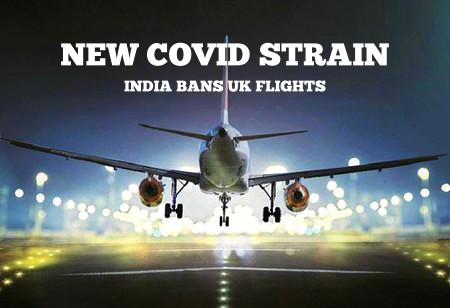 UK Hit by New Coronavirus Strain, India Bans all UK flights till December 31