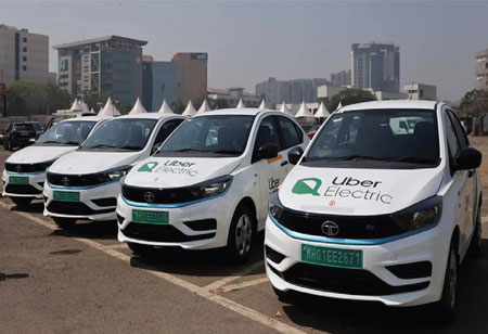 Tata Motors Sign Mou With Ride Sharing Company Uber To Provide 25,000 EVS Tata Motors Sign Mou With Ride Sharing Company Uber To Provide 25,000 EVS